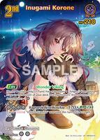 Inugami Korone (UR) - Ayakashi Vermilion - hololive OFFICIAL CARD