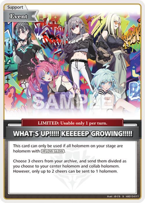 WHAT'S UP!!!!! KEEEEEP GROWING!!!!! (S) - Ayakashi Vermilion