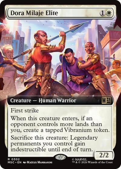 Dora Milaje Elite Extended Art