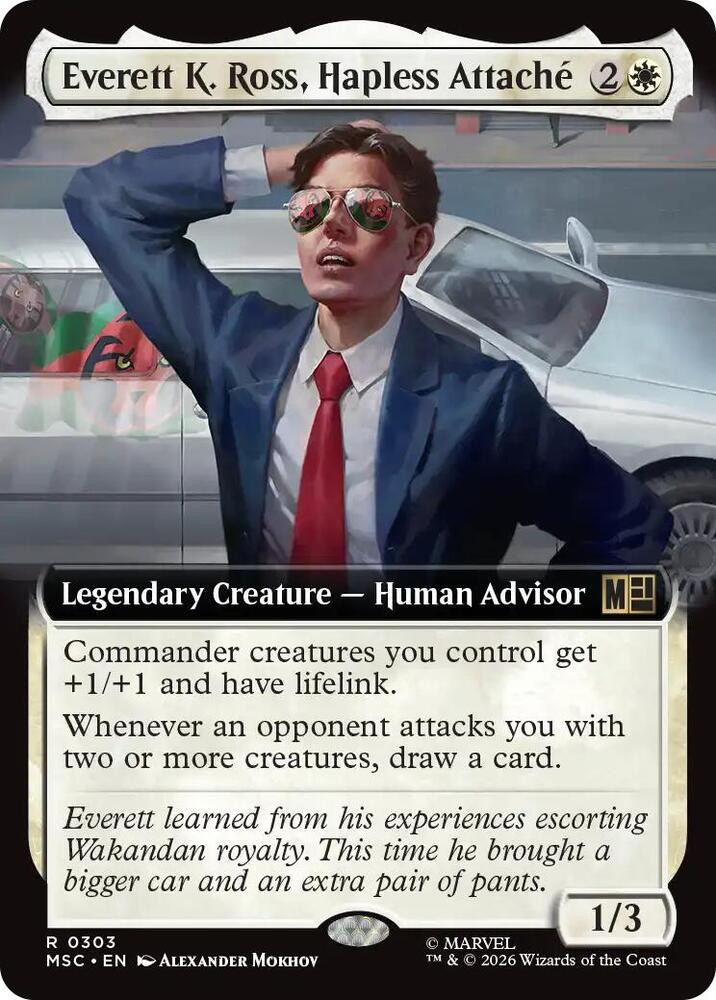 Everett K. Ross, Hapless Attache (Extended Art) 303 card
