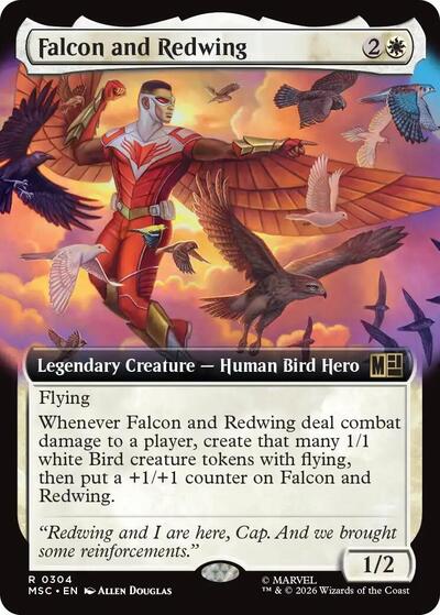 Falcon and Redwing Extended Art