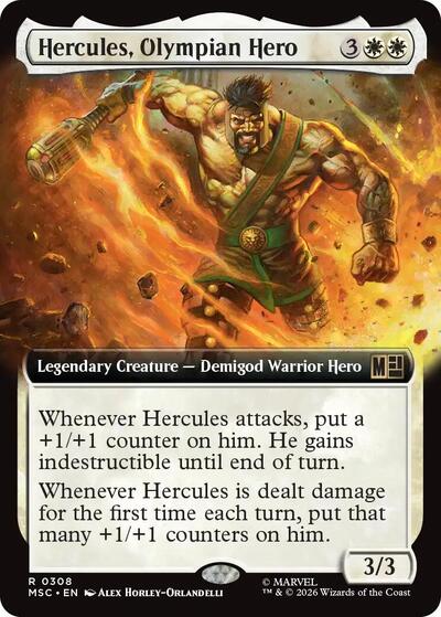 Hercules Olympian Hero Extended Art