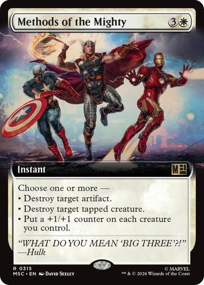 Methods of the Mighty Extended Art
