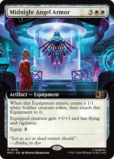 Midnight Angel Armor Extended Art