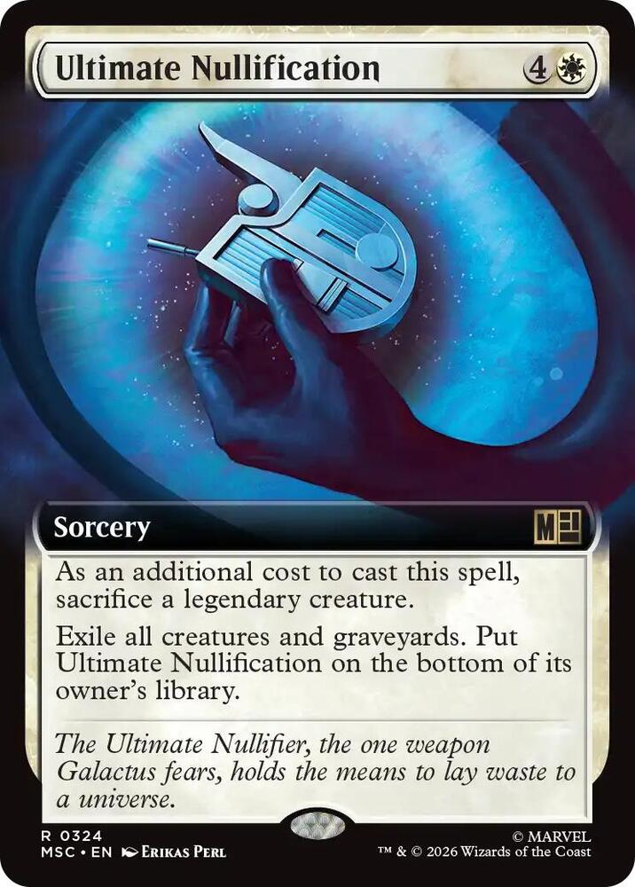 Ultimate Nullification (Extended Art) - Commander: Marvel Super