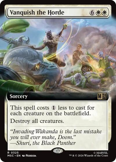 Vanquish the Horde Extended Art