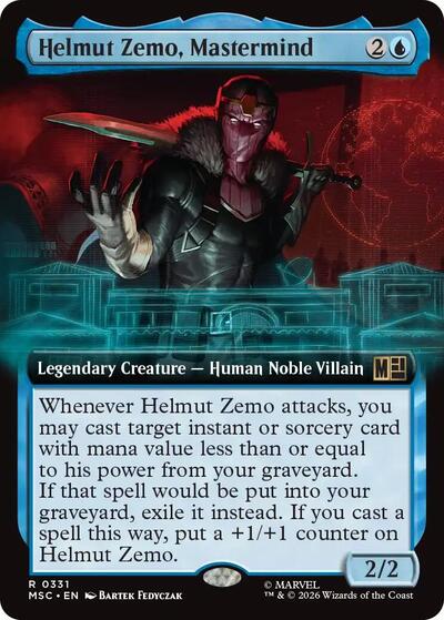 Helmut Zemo Mastermind Extended Art