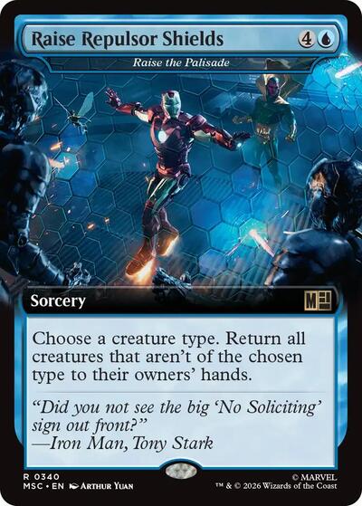 Raise Repulsor Shields Raise the Palisade Extended Art