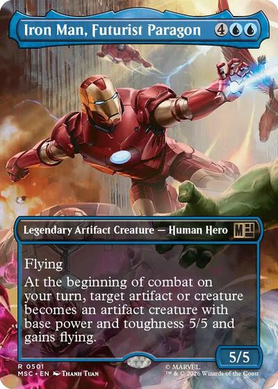 Iron Man Futurist Paragon Borderless