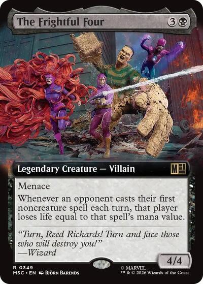 The Frightful Four Extended Art