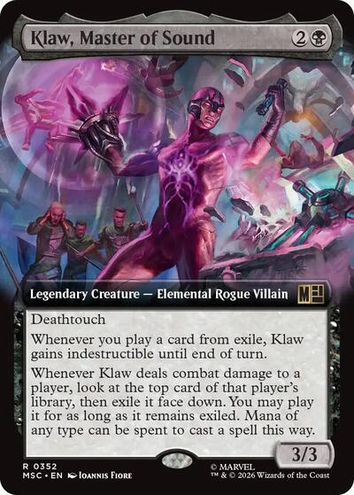 Klaw Master of Sound Extended Art