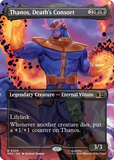 Thanos Deaths Consort Borderless