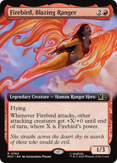 Firebird Blazing Ranger Extended Art
