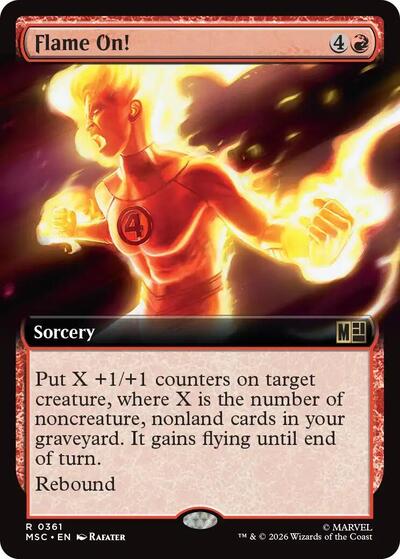 Flame On Extended Art