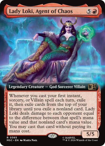 Lady Loki Agent of Chaos Extended Art