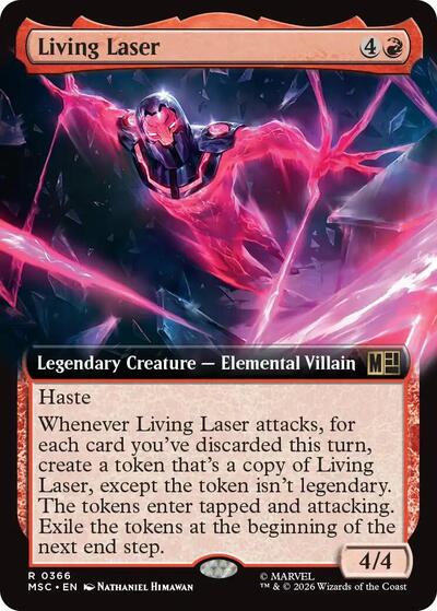 Living Laser Extended Art