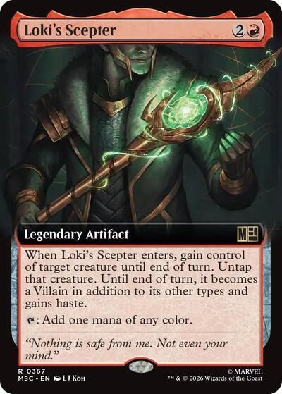 Lokis Scepter Extended Art