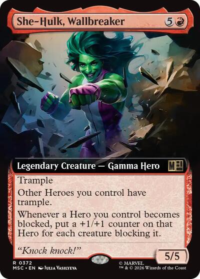 She Hulk Wallbreaker Extended Art