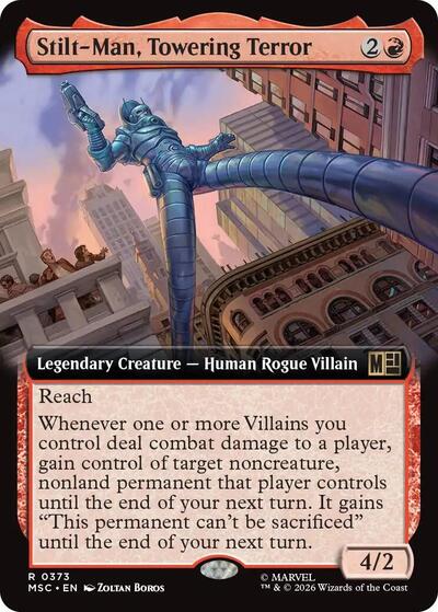 Stilt Man Towering Terror Extended Art