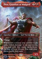 Thor, Guardian of Midgard (Borderless) - Commander: Marvel Super