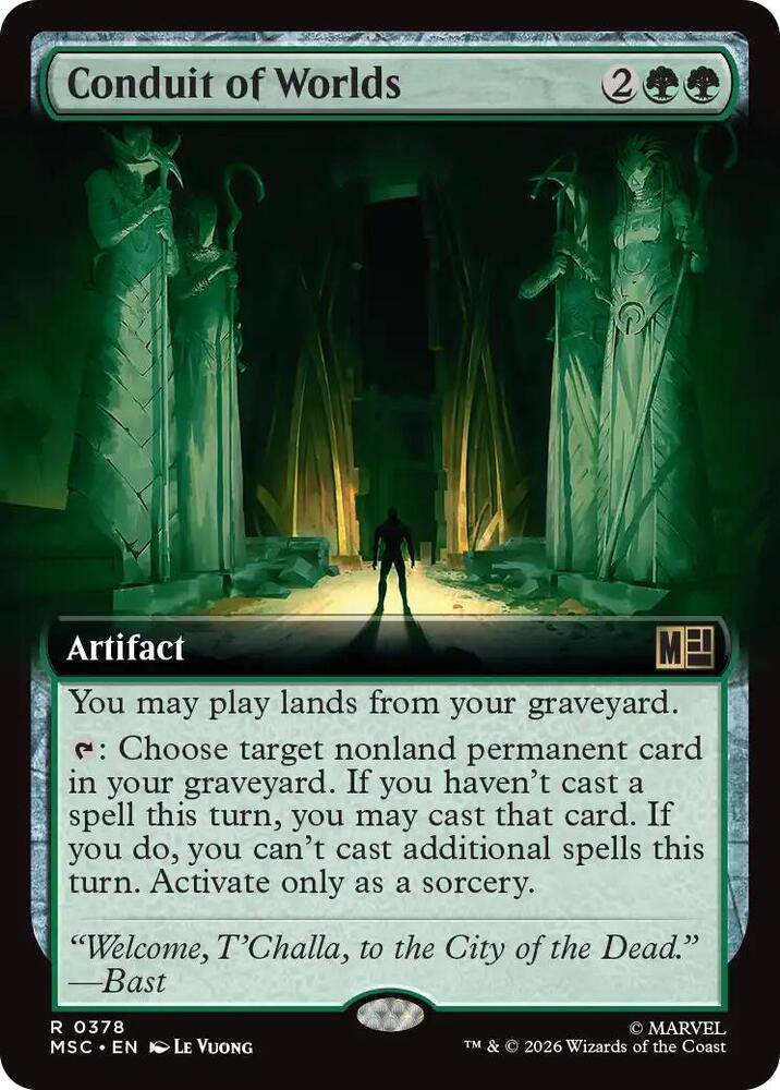 Conduit of Worlds (Extended Art) 378 card