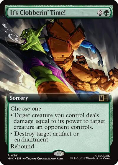 Its Clobberin Time Extended Art