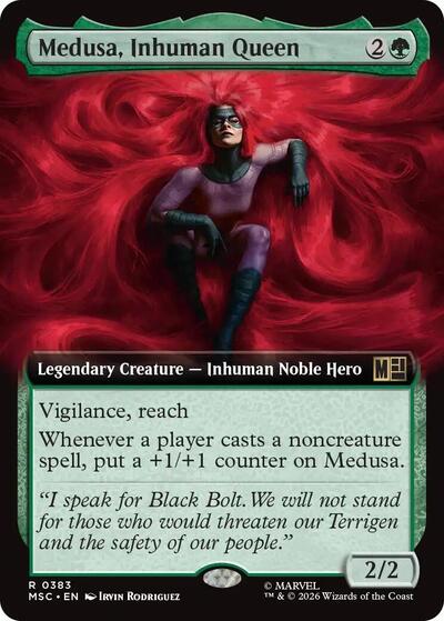 Medusa Inhuman Queen Extended Art