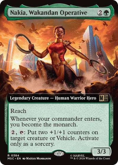 Nakia Wakandan Operative Extended Art