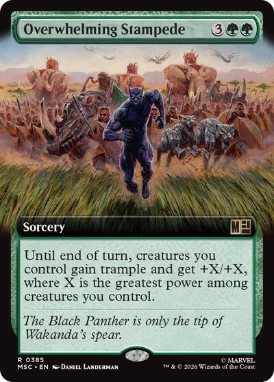 Overwhelming Stampede Extended Art