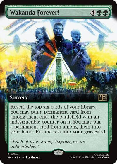 Wakanda Forever Extended Art
