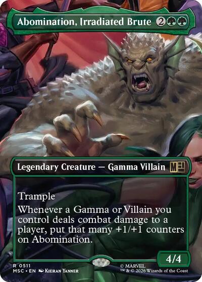 Abomination Irradiated Brute Borderless