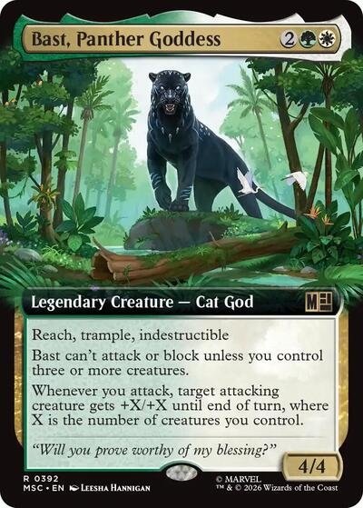 Bast Panther Goddess Extended Art