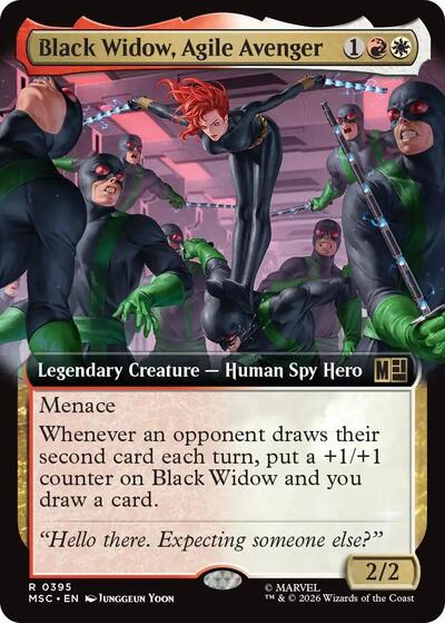 Black Widow Agile Avenger Extended Art