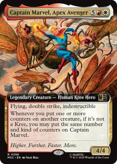 Captain Marvel Apex Avenger Extended Art