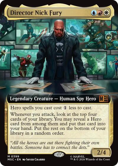 Director Nick Fury Extended Art