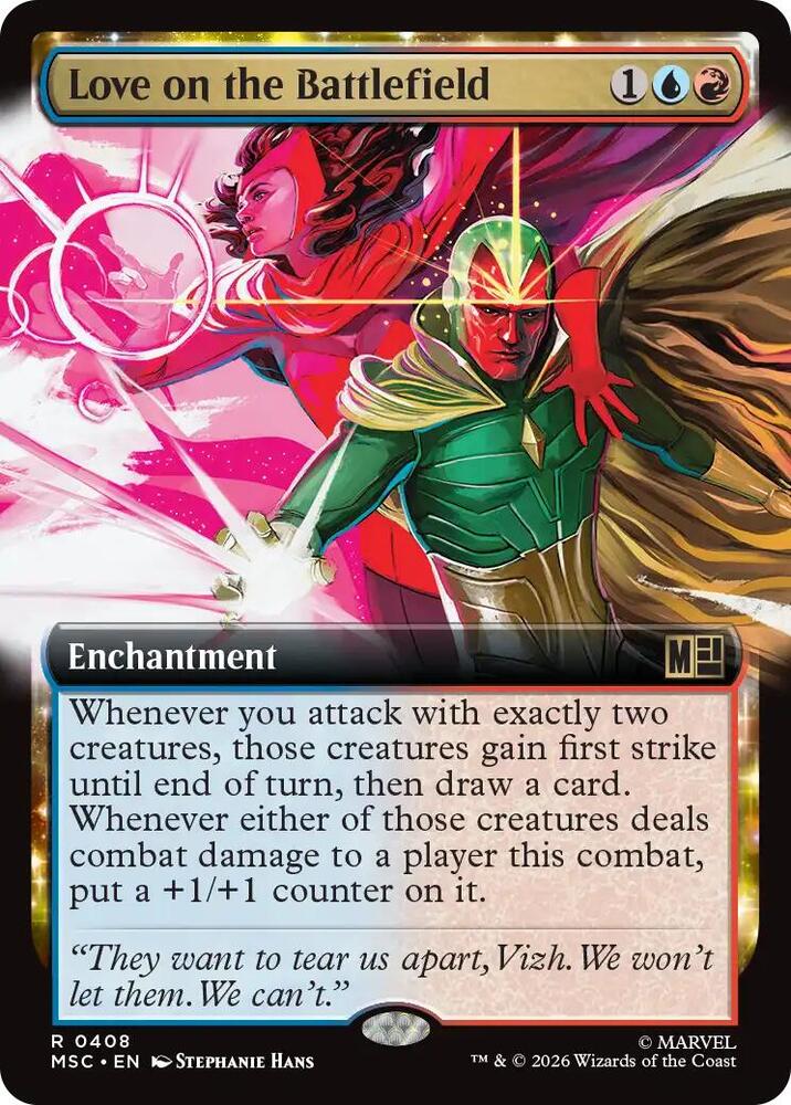 Love on the Battlefield (Extended Art) 408 card