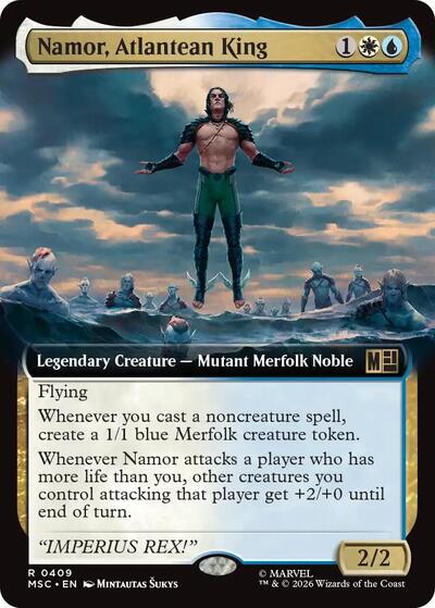 Namor Atlantean King Extended Art