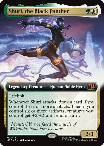 Shuri the Black Panther Extended Art