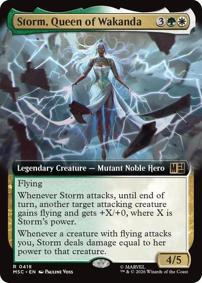 Storm Queen of Wakanda Extended Art