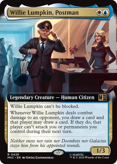 Willie Lumpkin Postman Extended Art