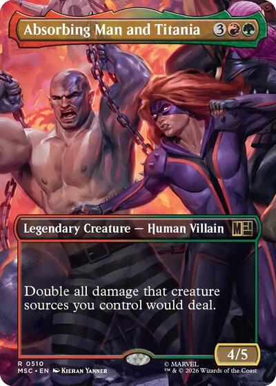 Absorbing Man and Titania Borderless