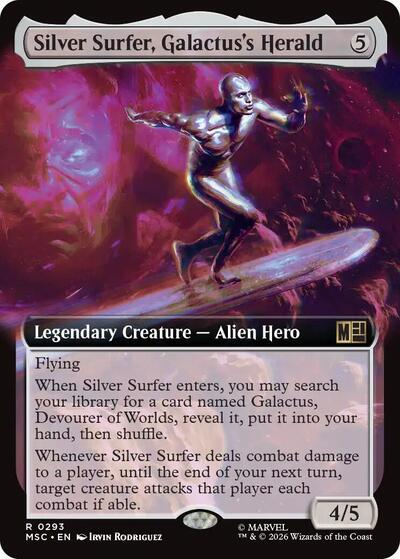 Silver Surfer Galactuss Herald Extended Art