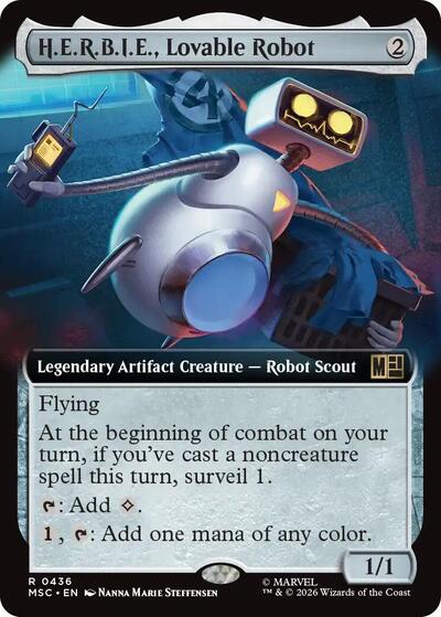 HERBIE Lovable Robot Extended Art