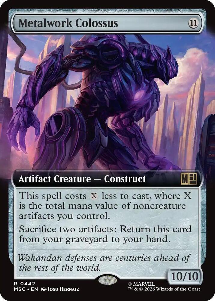 Metalwork Colossus (Extended Art) 442 card