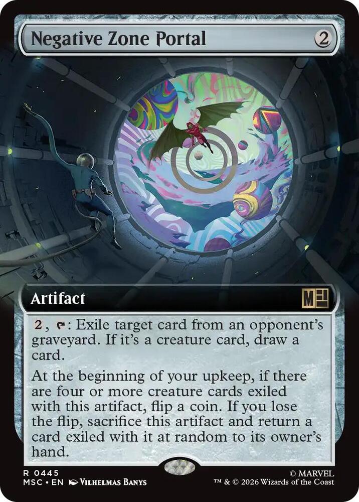 Negative Zone Portal (Extended Art) 445 card