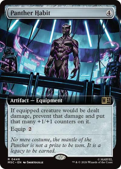 Panther Habit Extended Art