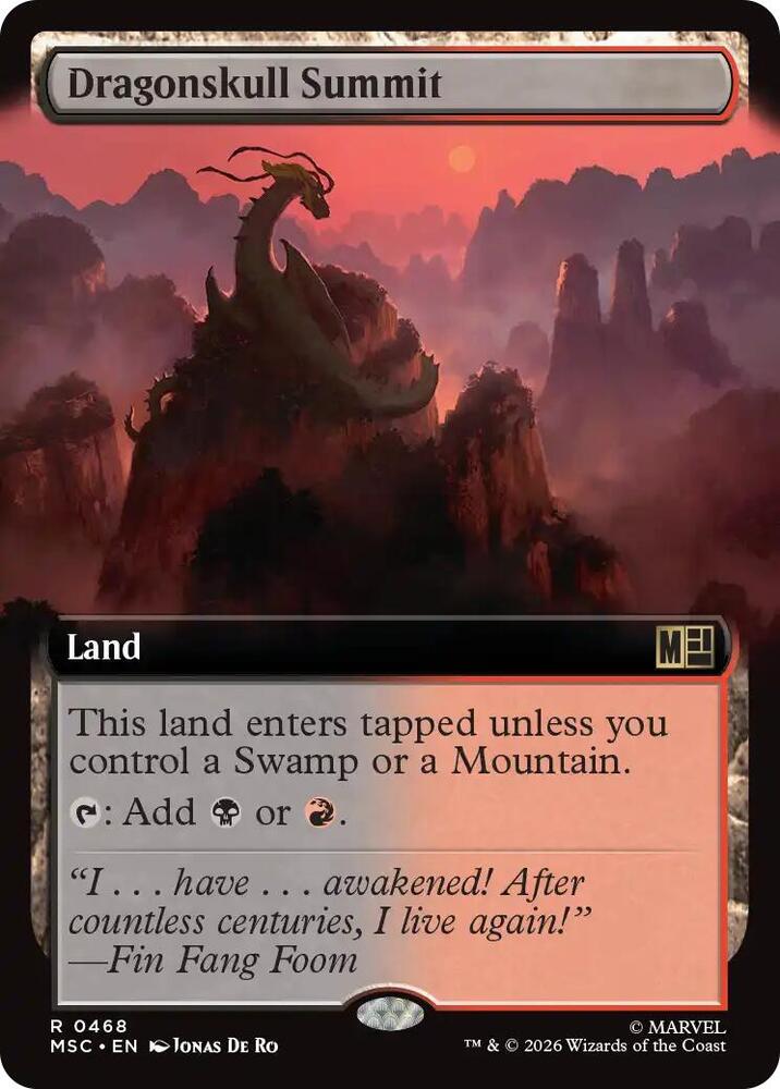 Dragonskull Summit (Extended Art) 468 card