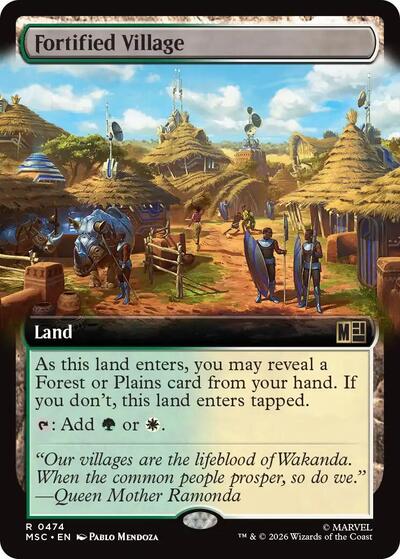 Fortified Village Extended Art