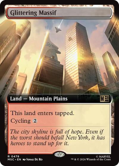 Glittering Massif Extended Art