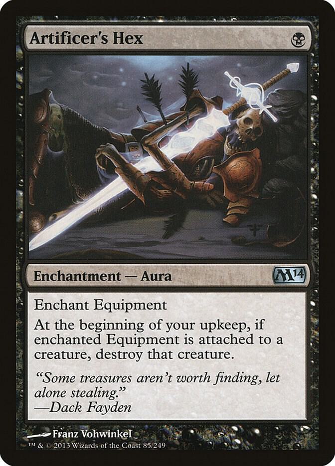 Artificer's Hex - Magic 2014 (M14) - Magic: The Gathering